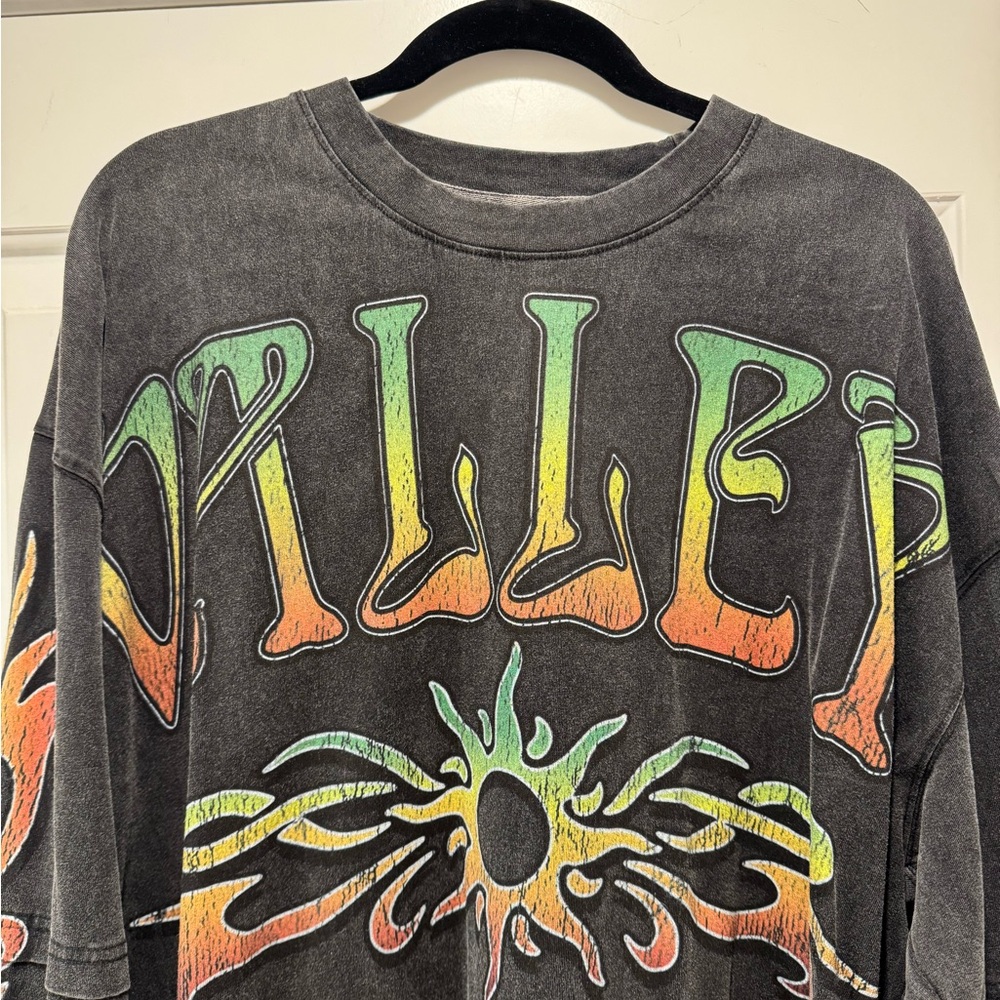 Vale Forever Black Tribal Logo Long Sleeve Tee - Picture 4 of 6